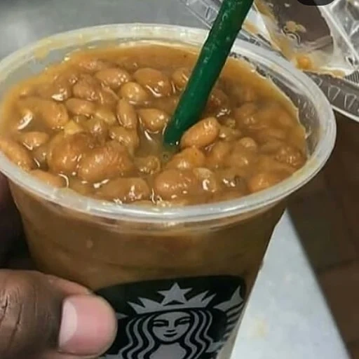 beans, ss jeddah, baked beans, starbucks cup, latte aux épices à la citrouille