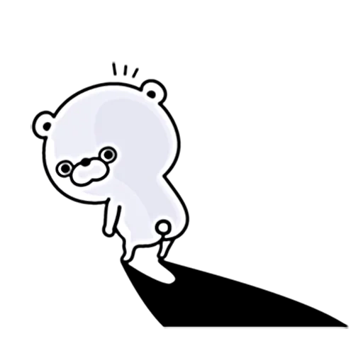 baleia, gato, espere urso, mocha de leite, desenhando um desenho de urso