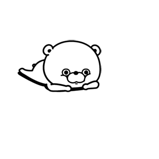 panda está em etapas, urso branco preto, corante rilalakum, panda é um padrão de luz, o desenho de panda é fácil