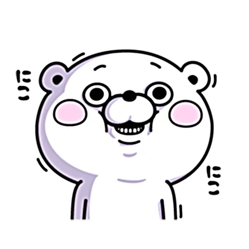 encantador, urso, barbara cry, desenhos de personagens, adesivo do panda maligno