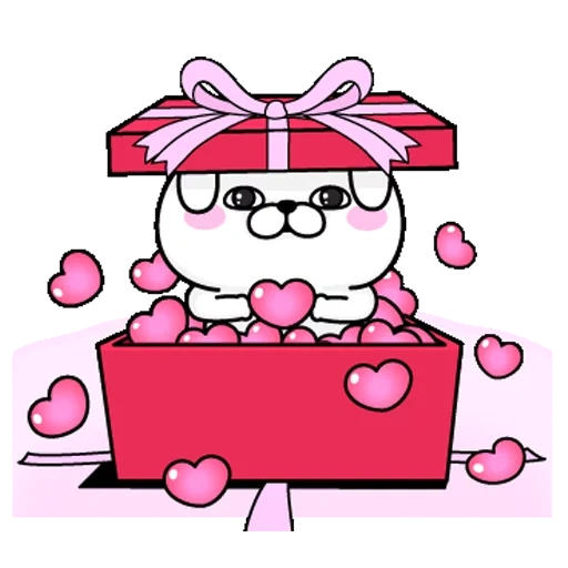 kawaii, gift, clipart, the drawings are cute, cute animals