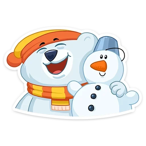 oslo, winter, bear, snowman