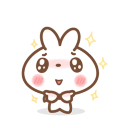 kawai, lovely, cute little rabbit, kawai rabbit skin, sketch of cute rabbit
