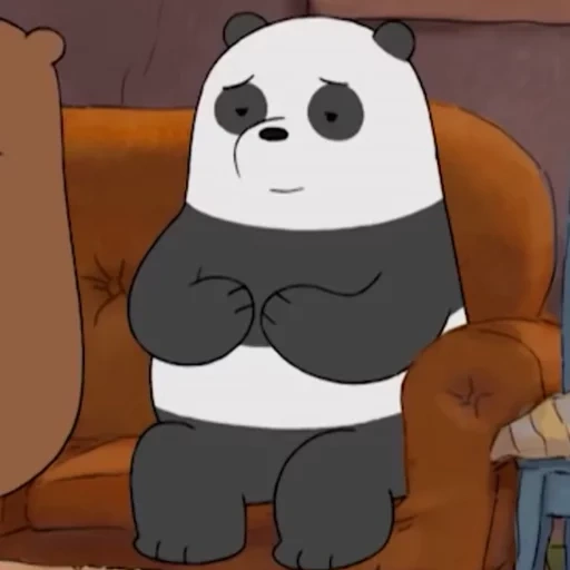 panda d'ours, toute la vérité sur panda bears, pan pan est toute la vérité sur les ours, la moule blanche est vraie sur les ours, le dessin animé panda est toute la vérité sur les ours