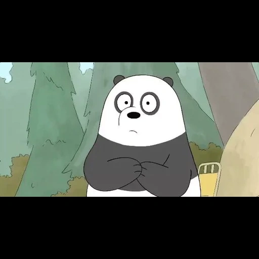 bare bears, toda a verdade sobre o urso, toda a verdade do urso panda, toda a verdade de pan pan xiong, cartoon panda cartoon all bear truth