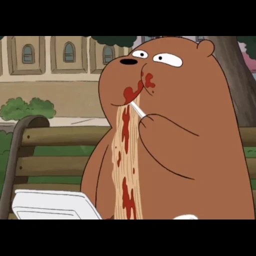 cartoons, nastya queen, nastya kamensky, the whole truth about bears, dumb animated series bear