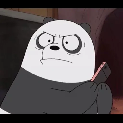 cartoon, bare bears, urso comum, toda a verdade sobre o urso, toda a verdade de pan pan xiong