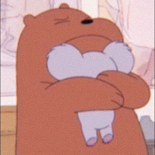 toys, bare bears hug, we bare bears hug, ice bear we bare bears, hug memes are cute