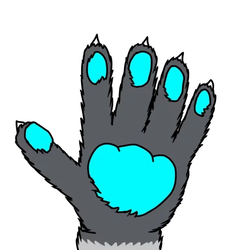 mano, guanti, guanti x b, guanti da cartone animato, guanti logo di nitril