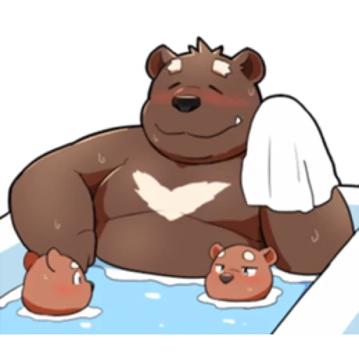 orso, orso, orso, orso illustrazione