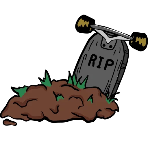 tombes, dog loko, cartoon de la tombe, grave zombie main