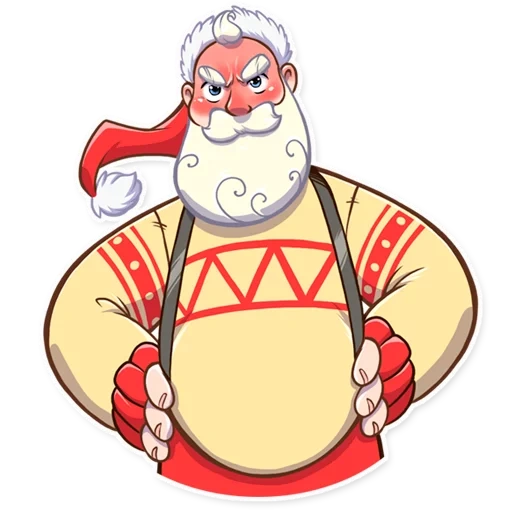 der weihnachtsmann, santa claus, die tasche von santa claus, santa vosape, illustrationen von santa claus