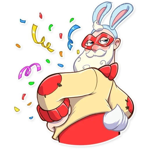 new year's, santa claus, new year's rabbit, bugs bunny santa claus, cartoon of the year of the rabbit