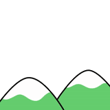 montaña, peak, montañas reales, vector de paisaje, diagrama de montaña