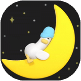 moon, bom cavaleiro, canção de ninar do bebê da lua, good night e sweet dreams, a menor canção de ninar da noite dos desenhos animados
