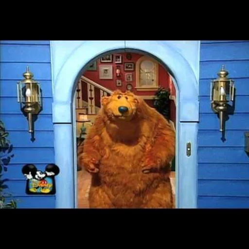 beruang, beruang beruang, perusahaan walt disney, beruang di seri big blue house, beruang di rumah biru besar membutuhkan sedikit bantuan hari ini