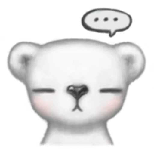 emoji, animated bear