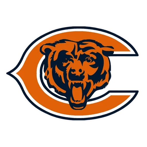 чикаго беарз, медведь логотип, чикаго беарз лого, chicago bears logo, чикаго беарз логотип