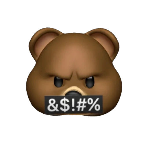 hajbowo, beruang emoji, beruang emoji, emoji beruang iphone, samsung bear emoji paket