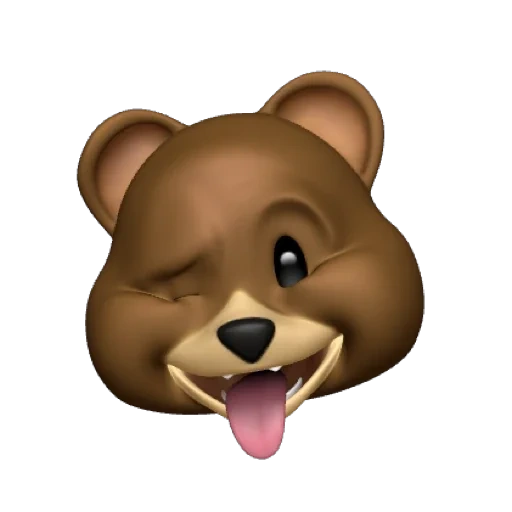 beruang kecil, animoji, beruang emoji, beruang emoji, beruang animoji