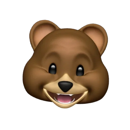 urso, ein spielzeug, emoji mishka, charaktere tiere, erfundener charakter