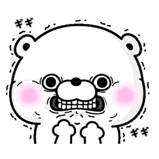 bear, cute bear, hello kitty, evil panda sticker, angry birds pigging pig