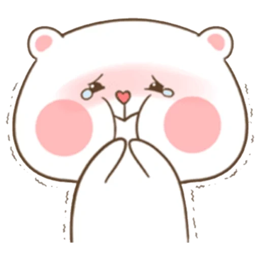 kawaii drawings, cute drawings, tuagom puffy bear, tuagom puffy bear and rabbit