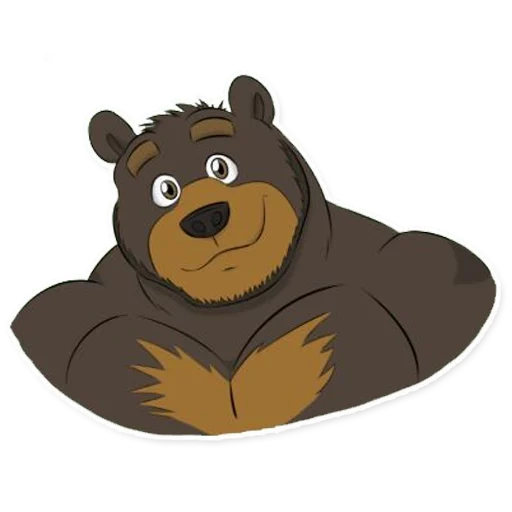 bearer, urso, urso de antro, urso triste, ameaçando desenhos animados de urso