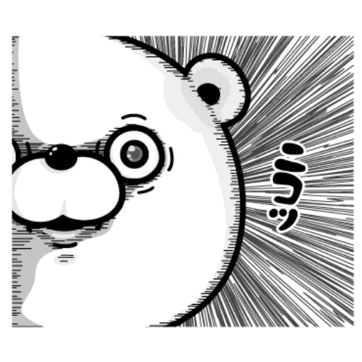 boy, mishka's head, panda sticker, muzzle of a bear, evil panda sticker