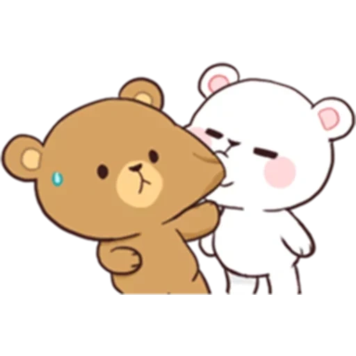 the bear is cute, milk mocha bear, bear hugs, bear is sweet, milk mocha bear similar
