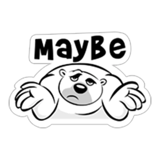 beruang kecil, spotty, stiker, tiga beruang logo