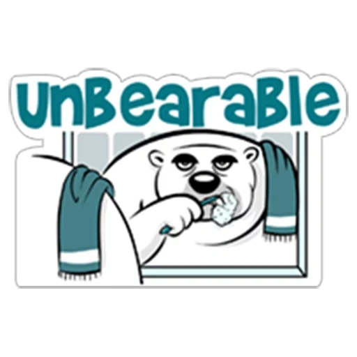 english, we bare bears, translation of bear and me, we naked bear sticker, poster of the whole truth of bears