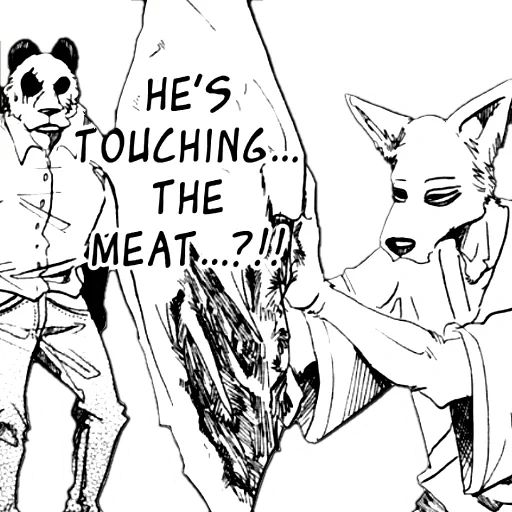 manga de beastars, manga de beastars, beastars inarigumi, animales sobresalientes de manga, beastars manga ruso