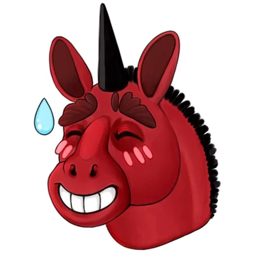 носорог, маскот носорог, голова носорога, агрессивный носорог, год красного быка 2021