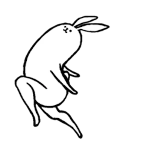 кролик, заяц вырезания, рисунок кролика, rabbit with the beautiful legs