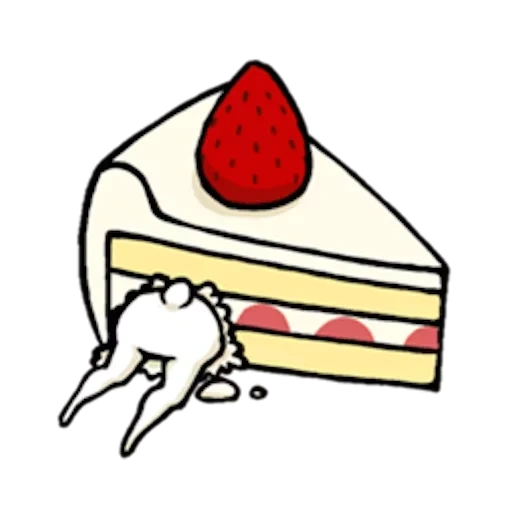 cake, клипарт, пирожное, еда рисунки, кусочек тортика иллюстрация