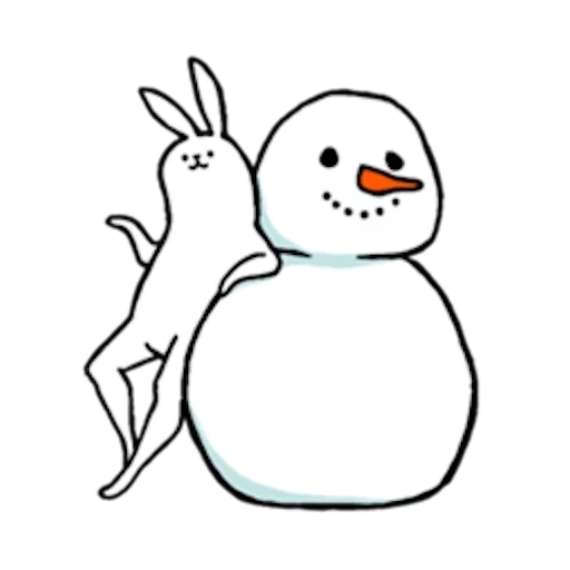снеговик, снеговик зимой, снеговик милый, рисунок снеговика, снеговик иллюстрация