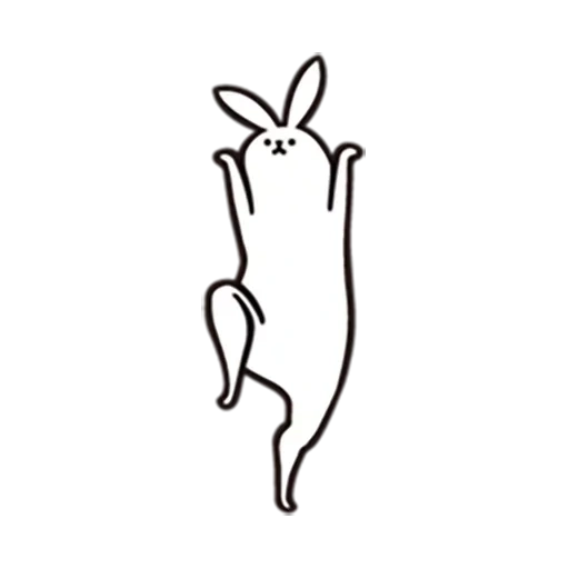 кролик, рисунок кролика, rabbit with the beautiful legs