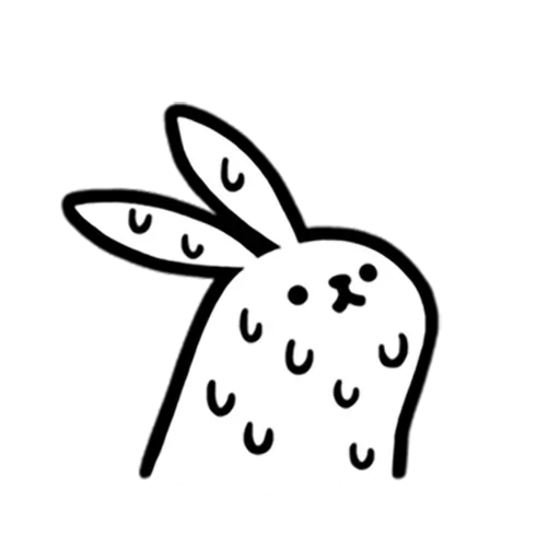кролик, кролик рисунок, срисовки зайчика, кролик черно белый рисунок, rabbit with the beautiful legs