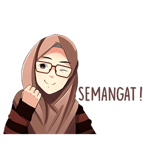 девушка, индонезия, hijab girl, anime muslim, девушка мусульманка