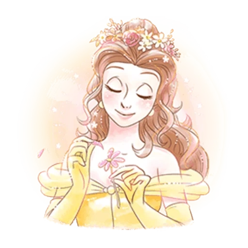 bel, chica, princesa belle, princesas de disney, princesa belle emoción