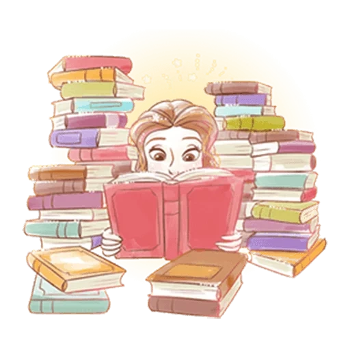 emoji, lectures, carnet, journée des amateurs de livres, la belle et la bête