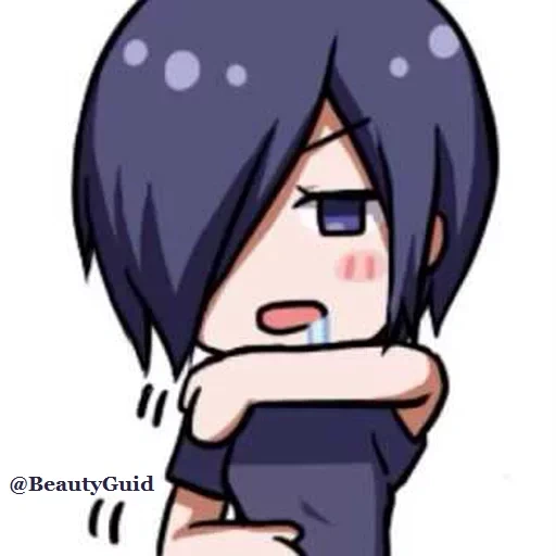 toouka, touka chibi, tsukiyama chibi, anime ikuto chibi, tokyo ghoul chibi saat ini