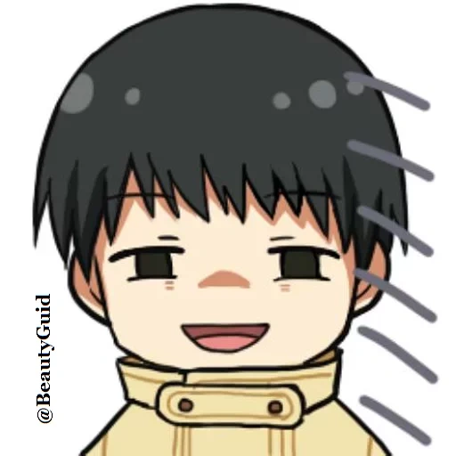 chibi, gambar, kaneki chibi, meme kaneki chibi, emoji tokyo ghoul