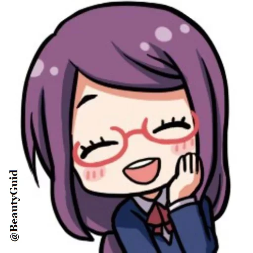 gambar, chibi riza, tokyo ghoul, rize kamishiro chibi, emoji tokyo ghoul