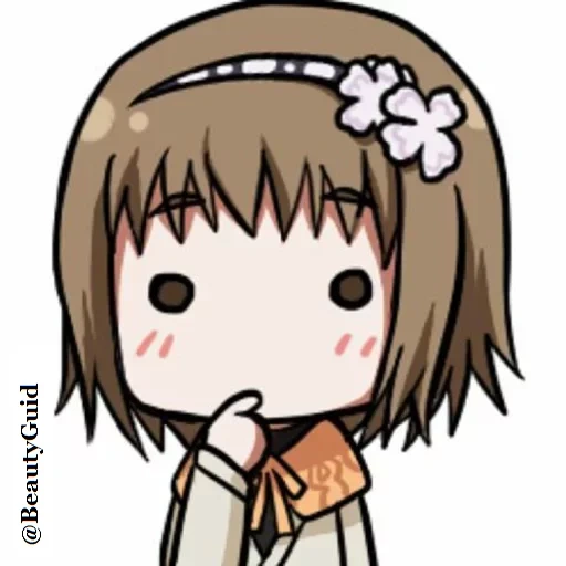 anime, foto, chibi hinami, personagens de anime, emoji tóquio ghoul