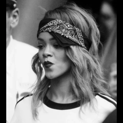 rihanna, woman, bandana, stuart price, the style of rihanna