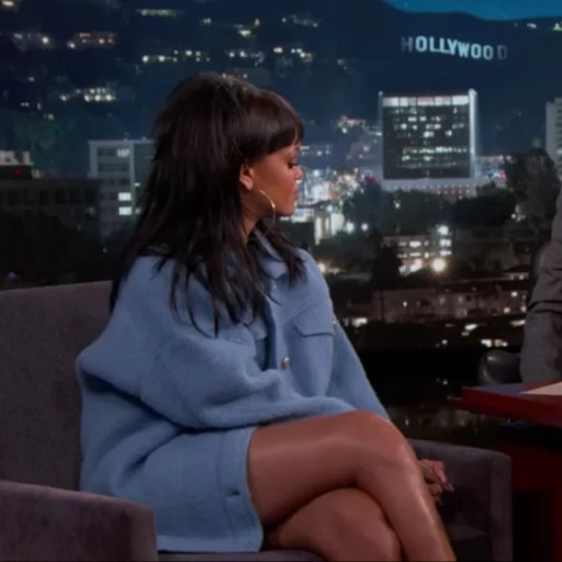 rihanna, mujer joven, ariel invierno, jimmy kimmel, consciencia sobre el autismo