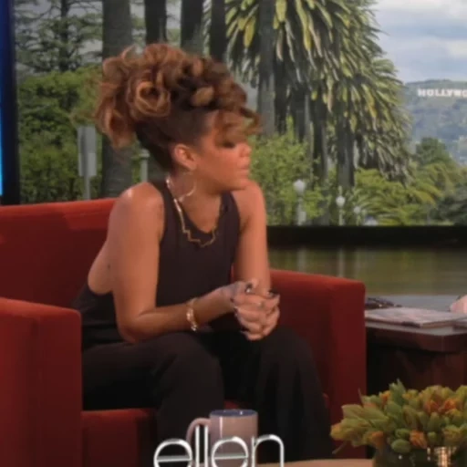 rihanna, mostrar ellen, campo do filme, rihanna show ellen, ellen dedenery