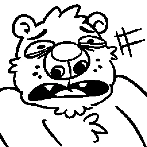 menino, pintar, rudy weber, urso de desenho animado, urso koloboke pintado